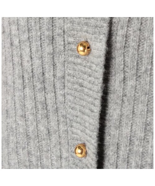 GINGER ALE(ジンジャーエール)の「LOOSE CARDIGAN(カーディガン・レディース・グレー/オフホワイト/ボルドー・S)」の9枚目の写真
