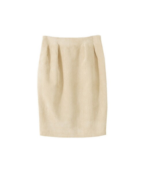 KBF（ケイビーエフ）の「ポコポコタイトスカート（スカート・レディース・グレー/アイボリー/イエローグリーン・one）」の2枚目の写真