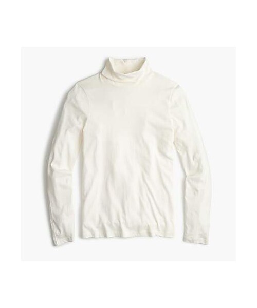 J.CREW（ジェイクルー）の「Tissue turtleneck T-shirt（Tシャツ/カットソー・レディース・Green/Black/Gray/Red/White/Blue/Gold/Pink・Xx-small/X-small/Small/Medium/Large/X-large/Xx-large）」の2枚目の写真