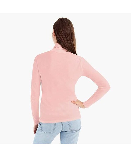 J.CREW（ジェイクルー）の「Tissue turtleneck T-shirt（Tシャツ/カットソー・レディース・Green/Black/Gray/Red/White/Blue/Gold/Pink・Xx-small/X-small/Small/Medium/Large/X-large/Xx-large）」の10枚目の写真