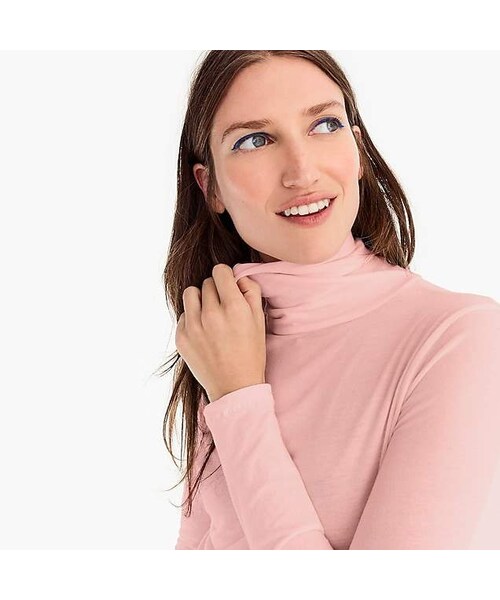 J.CREW（ジェイクルー）の「Tissue turtleneck T-shirt（Tシャツ/カットソー・レディース・Green/Black/Gray/Red/White/Blue/Gold/Pink・Xx-small/X-small/Small/Medium/Large/X-large/Xx-large）」の11枚目の写真