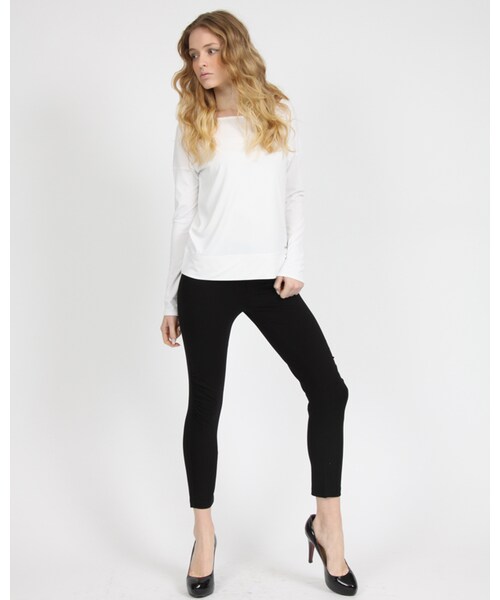 VICKY（ビッキー）の「ポンチ膝ギャザーパンツ（パンツ・レディース・ブラック・M/S/SS）」の7枚目の写真