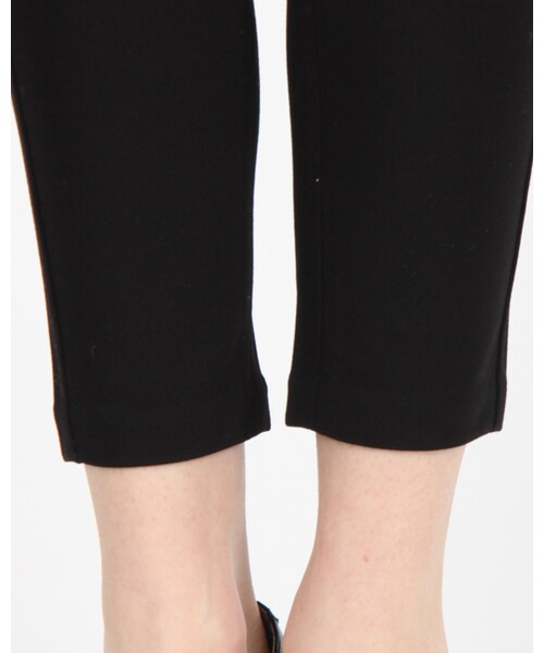 VICKY（ビッキー）の「ポンチ膝ギャザーパンツ（パンツ・レディース・ブラック・M/S/SS）」の5枚目の写真