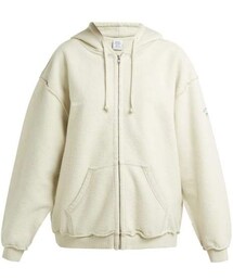 VETEMENTS | Vetements - Inside Out Zip Up Hoodie - Womens - Ivory(スウェット)