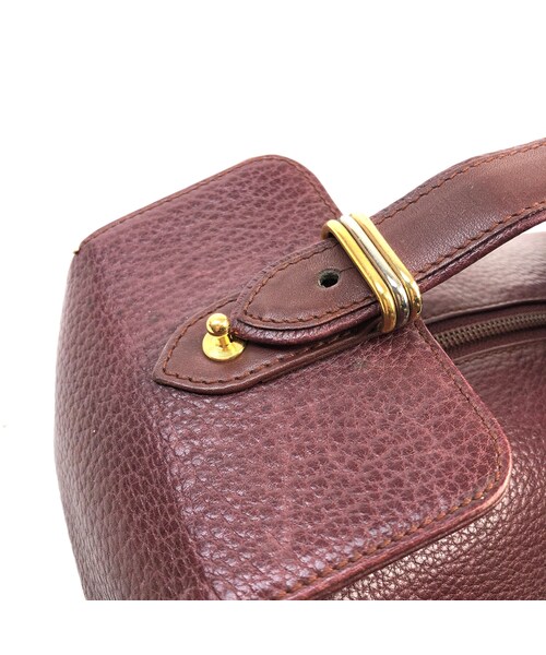 STORES.jp(ストアーズドットジェーピー)の「Cartier カルティエ マストライン ハンドバッグ ポーチ ボルドー vintage ヴィンテージ オールド(ハンドバッグ・レディース・その他)」の8枚目の写真