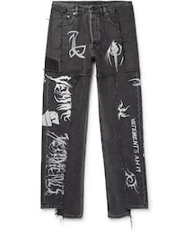 VETEMENTS | Vetements + Levi's Printed Panelled Denim Jeans(デニムパンツ)