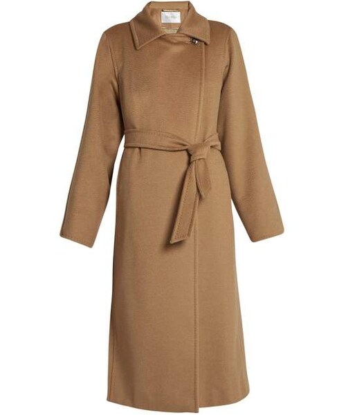 Max Mara(マックスマーラ)の「Max Mara - Manuela Coat - Womens - Camel(ジャケット/アウター・レディース・Brown・2 Uk,16 Uk,18 Uk,14 Uk)」の1枚目の写真