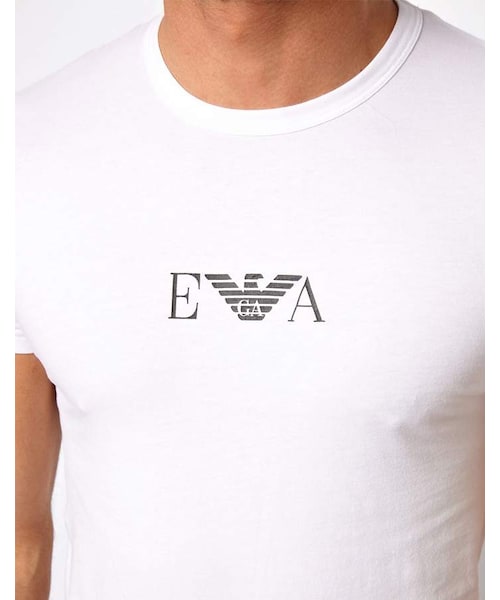 EMPORIO ARMANI（エンポリオアルマーニ）の「Emporio Armani 2 Pack T-Shirt（Tシャツ/カットソー・メンズ・White・M）」の4枚目の写真