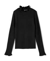 GRL | フリルハイネックリブニットトップス(ニット/セーター)