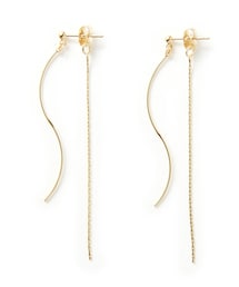 GRL | 真鍮カーブスティックチェーンピアス(ピアス（両耳用）)