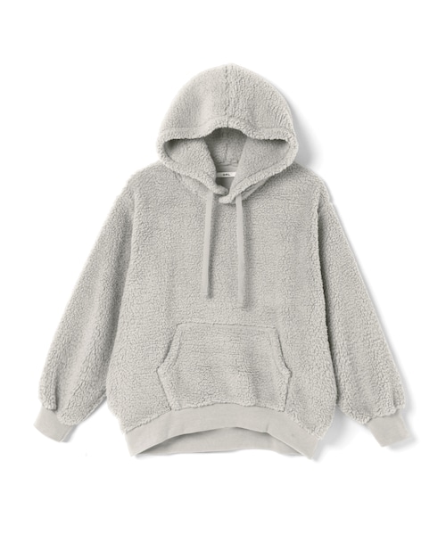 GRL（グレイル）の「ボアBIGパーカー（パーカー・レディース・グレージュ/アイボリー/モカ・F/Ｆ）」の2枚目の写真