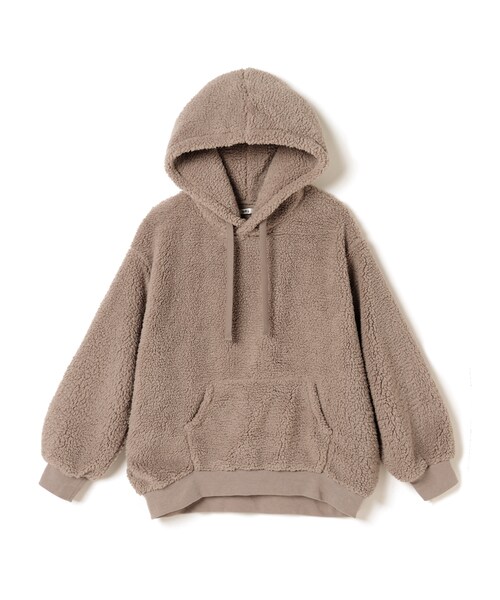 GRL（グレイル）の「ボアBIGパーカー（パーカー・レディース・グレージュ/アイボリー/モカ・F/Ｆ）」の3枚目の写真