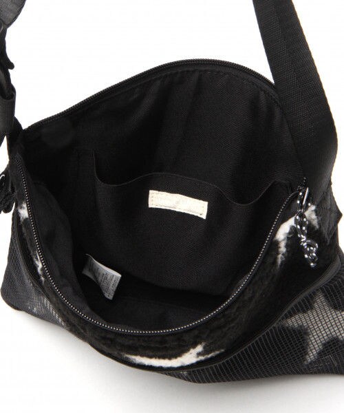 studio CLIP（スタディオクリップ）の「ボアサコッシュ（バッグ・オフホワイト/グレー/ブラック）」の12枚目の写真