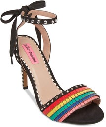 betsey johnson tobie embellished platform sandals