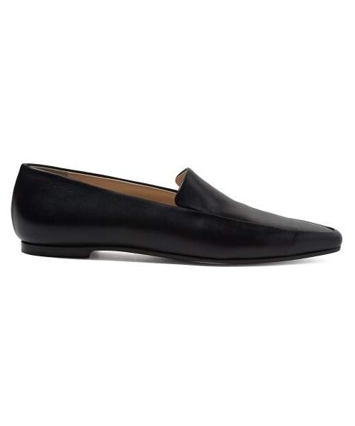 《THE ROW》 MINIMAL LOAFERブラックレザーローファー THE ROW（ザロウ）の「The Row - Minimal Leather Loafers - Womens