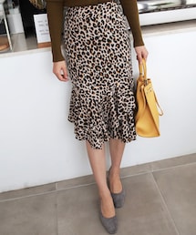 DHOLIC | レオパードマーメイドスカート(スカート)