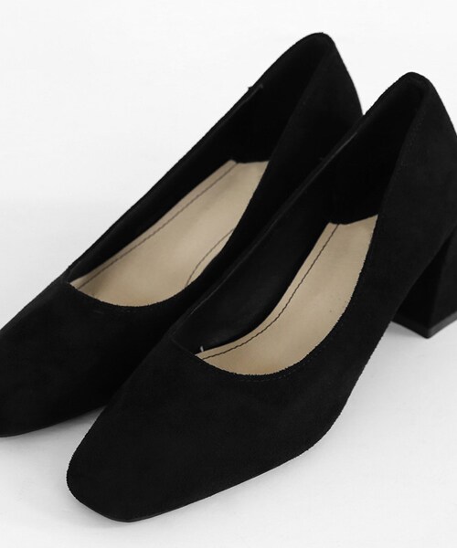 DHOLIC（ディーホリック）の「スエードライクパンプス（パンプス・レディース・グレー/ピンク/ブラック/レッド/ブルー/オレンジ・225/230/235/240/245/250）」の2枚目の写真