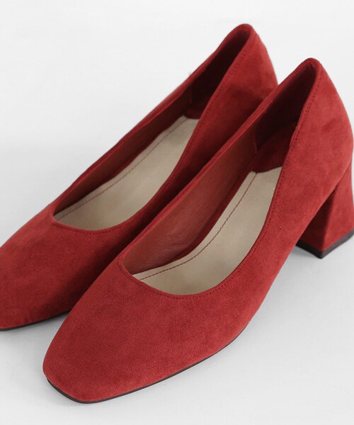 DHOLIC（ディーホリック）の「スエードライクパンプス（パンプス・レディース・グレー/ピンク/ブラック/レッド/ブルー/オレンジ・225/230/235/240/245/250）」の5枚目の写真