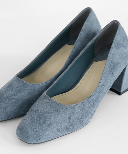 DHOLIC（ディーホリック）の「スエードライクパンプス（パンプス・レディース・グレー/ピンク/ブラック/レッド/ブルー/オレンジ・225/230/235/240/245/250）」の3枚目の写真