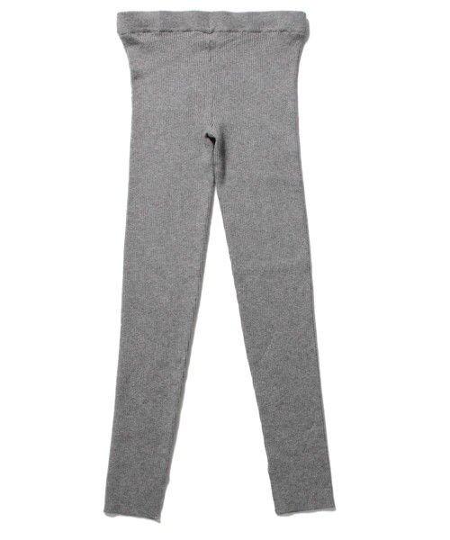 Andemiu（アンデミュウ）の「ソフトタッチニットレギンス（パンツ・グレー/ブラック）」の8枚目の写真