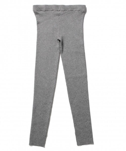 Andemiu（アンデミュウ）の「ソフトタッチニットレギンス（パンツ・グレー/ブラック）」の7枚目の写真