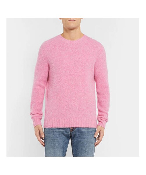 Polo Ralph Lauren（ポロ ラルフ ローレン）の「Polo Ralph Lauren Suede ElbowPatch Wool And CashmereBlend