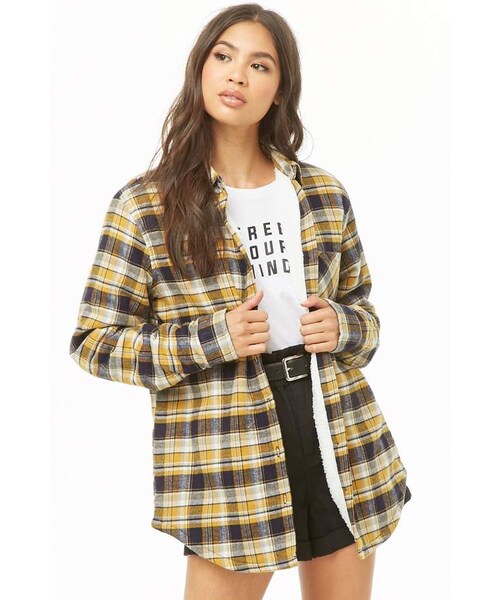forever 21 flannel jacket