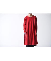 BISHOOL | BISHOOL Slit Super Long Knit red(ニット/セーター)
