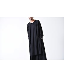 BISHOOL | BISHOOL Supima Smooth Cotton Slit Super Long Pullover(Tシャツ/カットソー)