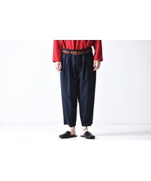 my beautiful landlet | My Beautiful Landlet ウールフラノタッククロップドパンツ(その他パンツ)