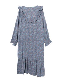 frunco | クラシカルフラワーフリルワンピース(ワンピース)