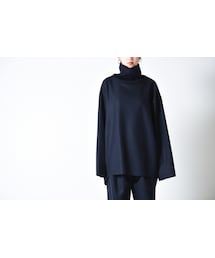 my beautiful landlet | My Beautiful Landlet ウールフラノタートルネックプルオーバー(ニット/セーター)