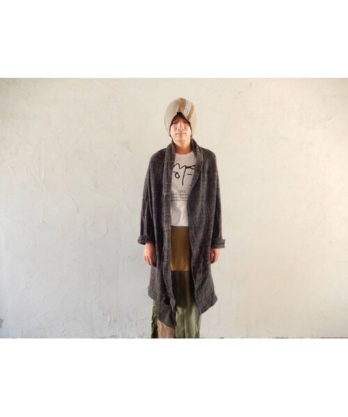 takuroh shirafuji（タクロウシラフジ）の「takuroh shirafuji Wool Gown Coat（その他アウター・レディース・その他）」の9枚目の写真