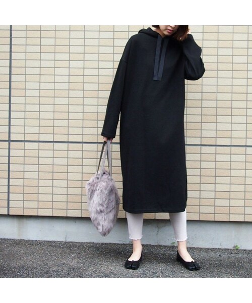 no brand（ノーブランド）の「[ RE-ARRIVAL ]  スウェットリボンテープパーカーOP（ワンピース・レディース・その他）」の6枚目の写真