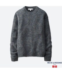 UNIQLO | カラーネップクルーネックセーター（長袖）(ニット/セーター)