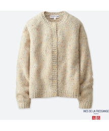 UNIQLO | カラーネップクルーネックカーディガン（長袖）(ニット/セーター)