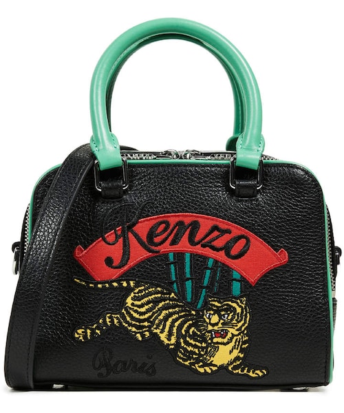 KENZO ケンゾー CARDHOLDER ON STRAP タイガー 刺繍 ロゴ ネック