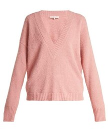 tibi | Tibi - Oversized V Neck Alpaca Blend Sweater - Womens - Pink(ニット/セーター)