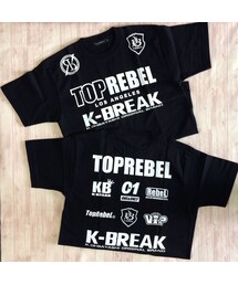 K-BREAK | K-BREAK×REBELコラボ　Tシャツ(Tシャツ/カットソー)