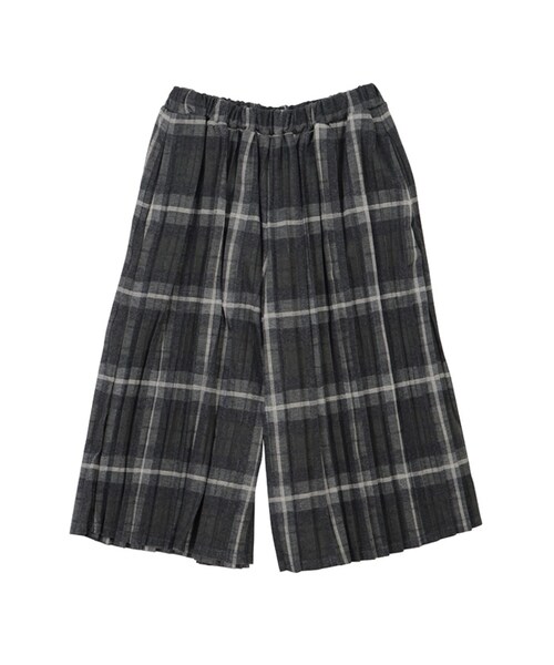 Ne-net(ネネット)の「ネ・ネット / タータンプリーツ / パンツ(パンツ・レディース・red 02○/gray 02○・サイズ,ウエスト(ゴム),ヒップ,股上,股下,腿幅,裾幅,02,70,126,49,37,58,67,)」の2枚目の写真