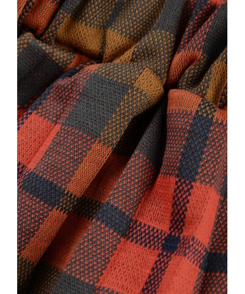 Ne-net(ネネット)の「ネ・ネット / タータンプリーツ / パンツ(パンツ・レディース・red 02○/gray 02○・サイズ,ウエスト(ゴム),ヒップ,股上,股下,腿幅,裾幅,02,70,126,49,37,58,67,)」の4枚目の写真