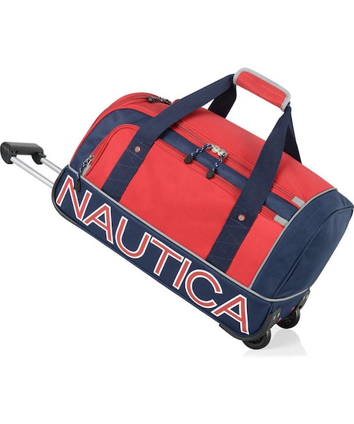 NAUTICA（ノーティカ）の「Nautica Submariner 22" Wheeled Duffel（トートバッグ・Navy/grey/Red/navy・One Size）」の2枚目の写真