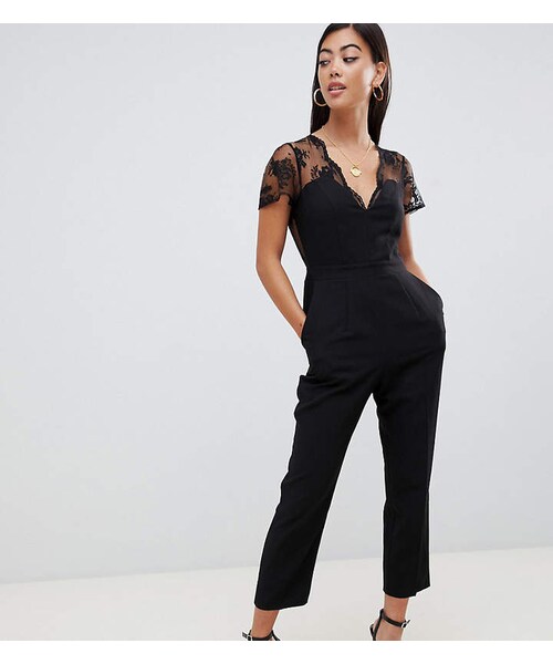 Jumpsuit with lace detail Clearance