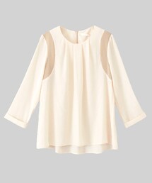 URBAN RESEARCH DOORS | タック配色ブラウス(トップス)