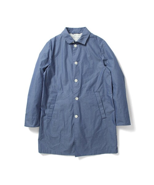 URBAN RESEARCH DOORS（アーバンリサーチドアーズ）の「FORK&amp;SPOON　C/Nウェザーステンカラーコート（ジャケット/アウター・メンズ・Beige/Red/Green/Blue/L.Gray・38/40）」の4枚目の写真