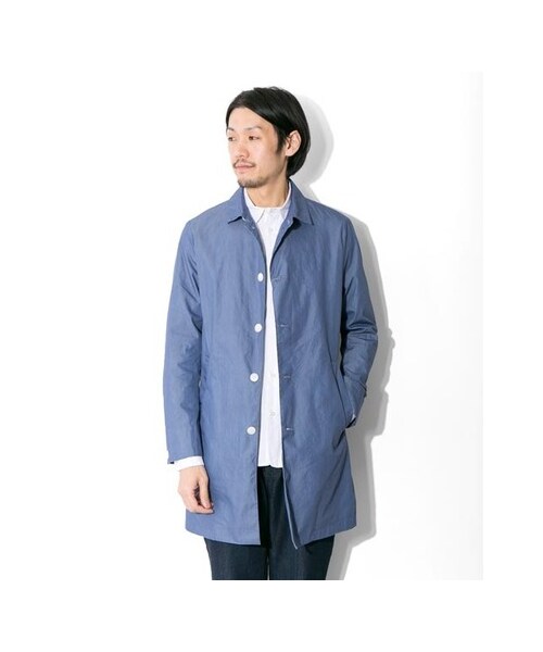 URBAN RESEARCH DOORS（アーバンリサーチドアーズ）の「FORK&amp;SPOON　C/Nウェザーステンカラーコート（ジャケット/アウター・メンズ・Beige/Red/Green/Blue/L.Gray・38/40）」の15枚目の写真