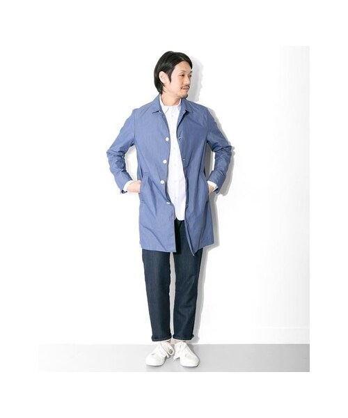 URBAN RESEARCH DOORS（アーバンリサーチドアーズ）の「FORK&amp;SPOON　C/Nウェザーステンカラーコート（ジャケット/アウター・メンズ・Beige/Red/Green/Blue/L.Gray・38/40）」の14枚目の写真