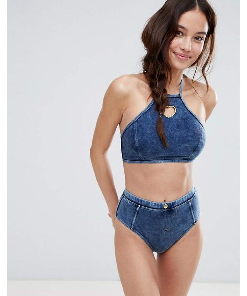 LAZY OAF（レイジーオーフ）の「Lazy Oaf Jean Bikini Top（水着