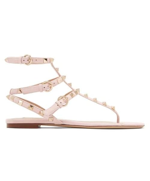 pink suede valentino rockstud