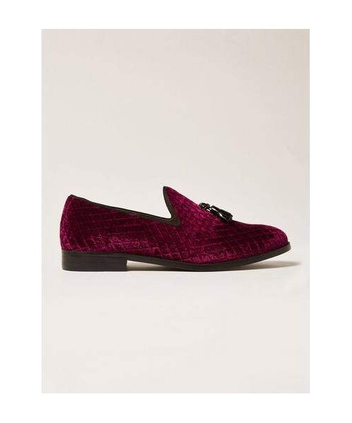 Topman,Topman Mens Red Burgundy Faux 